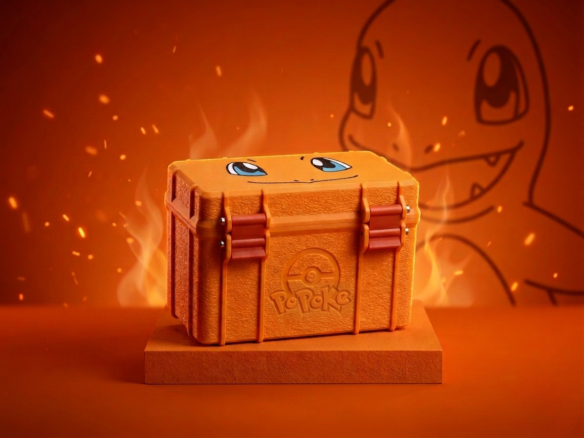 Caja para Toploaders (40) – Charmander | PoPokeBox