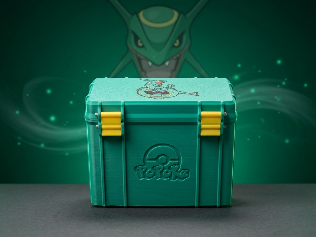 Caja para Cartas Gradeadas/Slabs (16) – Rayquaza | PoPokeBox