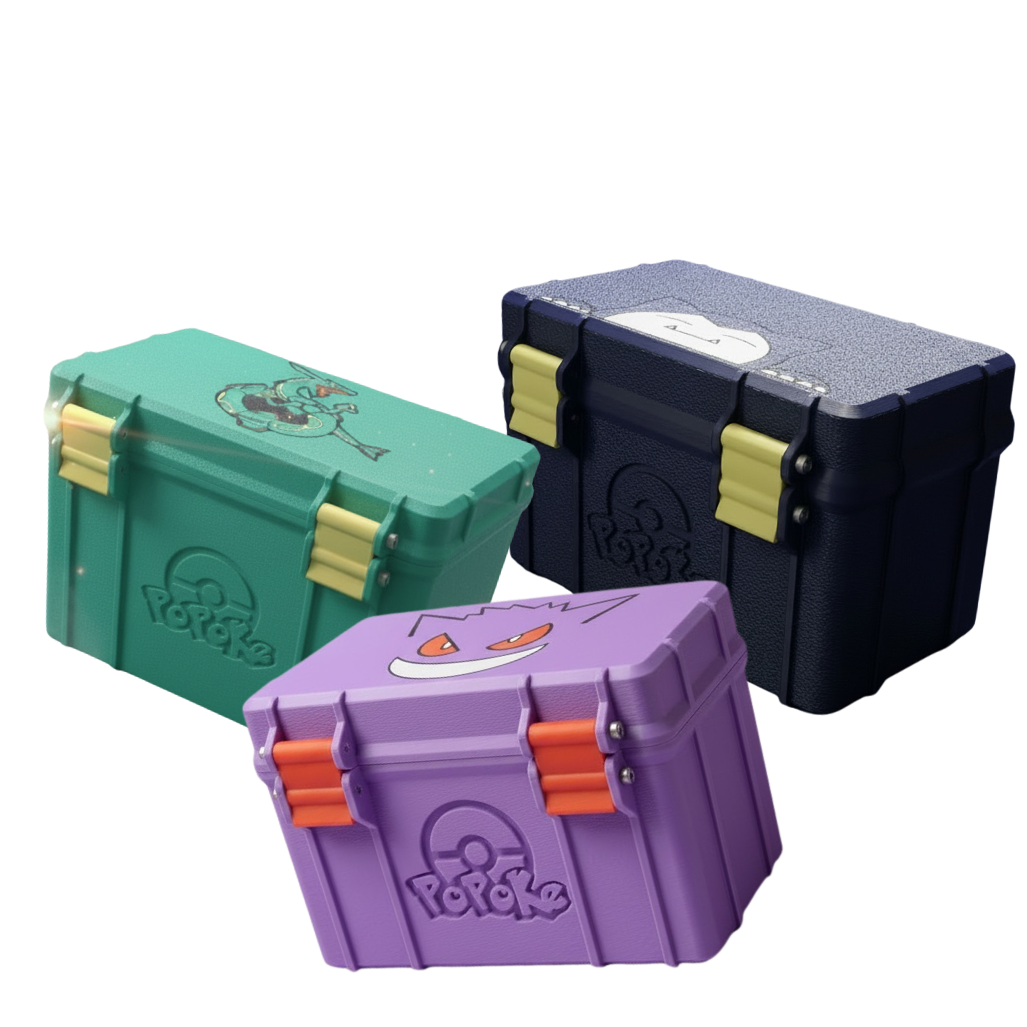 Repuestos PoPokeBox · Tapa, caja y bisagras