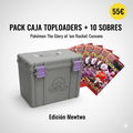 Pack Mewtwo — Caja Toploaders + 10 Sobres Glory of Team Rocket (Coreano)