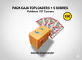 Pack Charmander — Caja Toploaders + 5 Sobres 151 Coreano