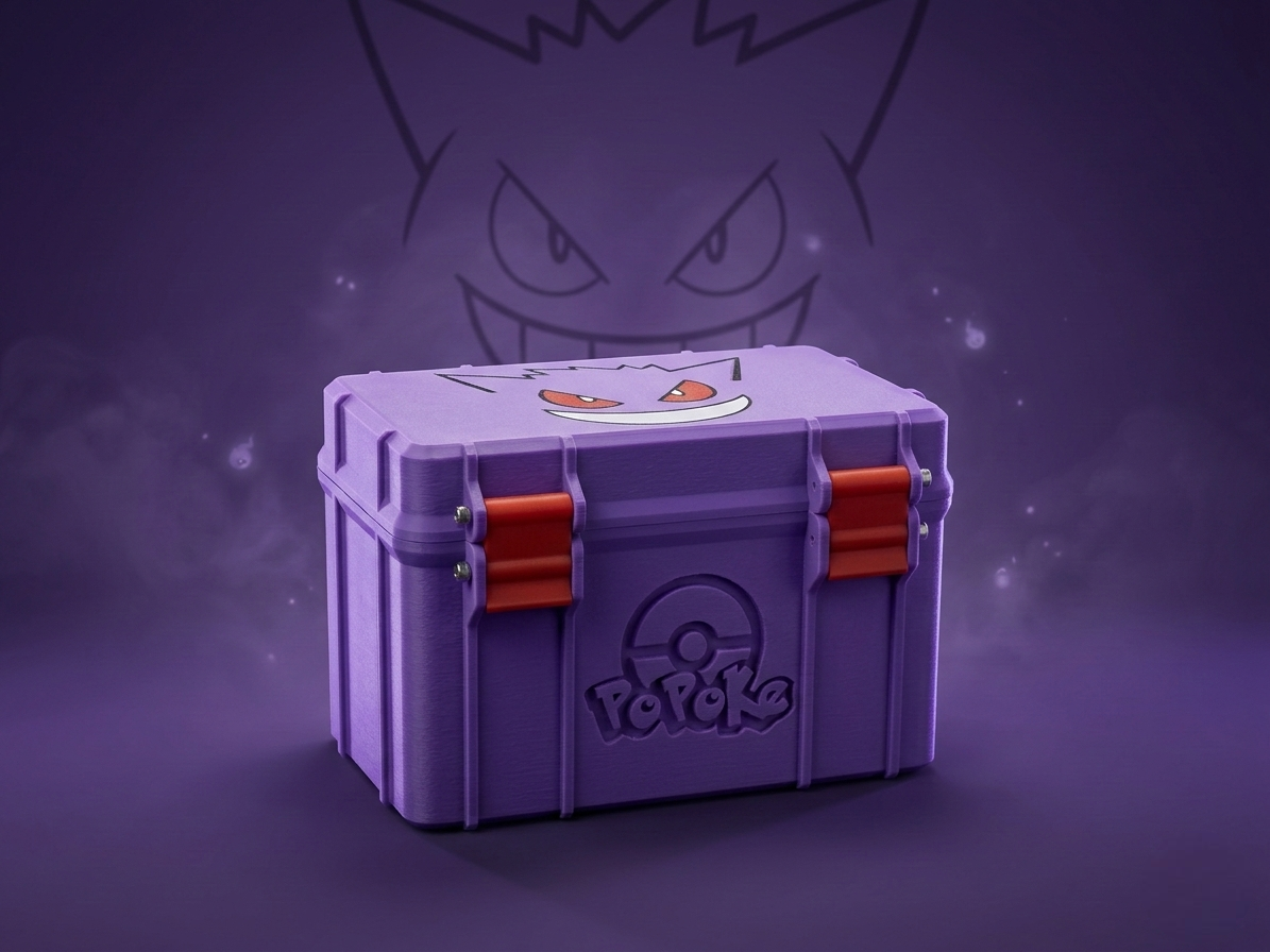 Caja para Cartas Gradeadas/Slabs (16) – Gengar | PoPokeBox