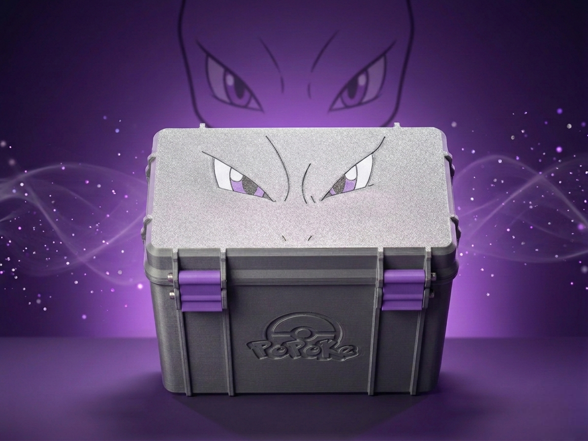 Caja para Cartas Gradeadas/Slabs (16) – Mewtwo | PoPokeBox